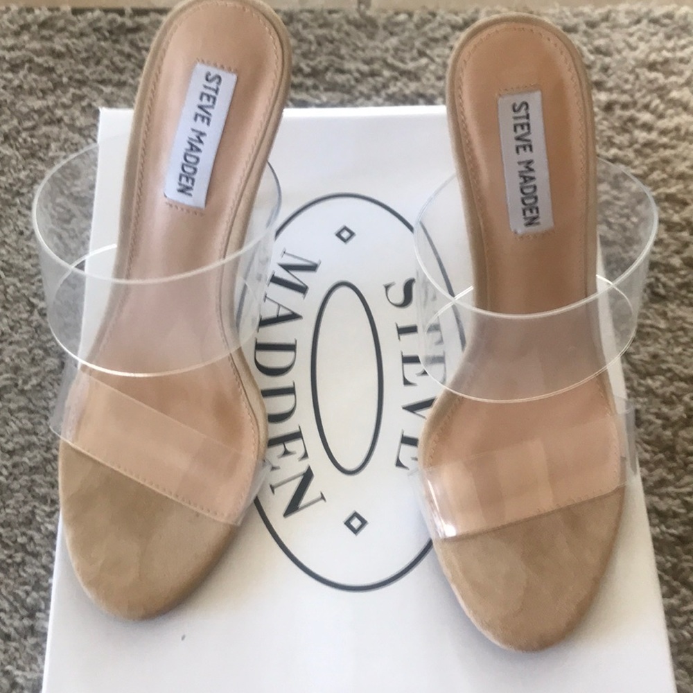 Steve Madden Charlee Clear Heels